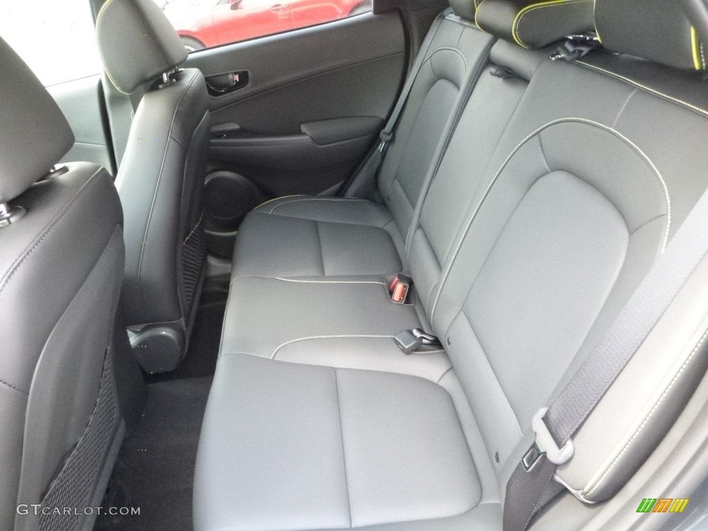 Black Interior 2018 Hyundai Kona Ultimate AWD Photo #127122292