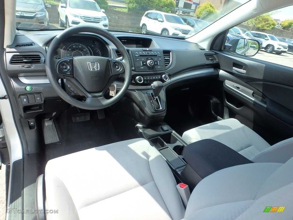 2015 CR-V LX AWD - Alabaster Silver Metallic / Gray photo #18