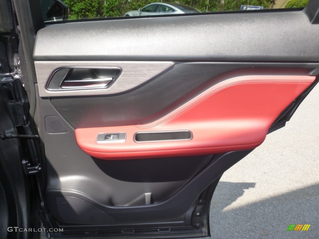 2017 F-PACE 35t AWD S - Ammonite Grey / S Red/Jet photo #18