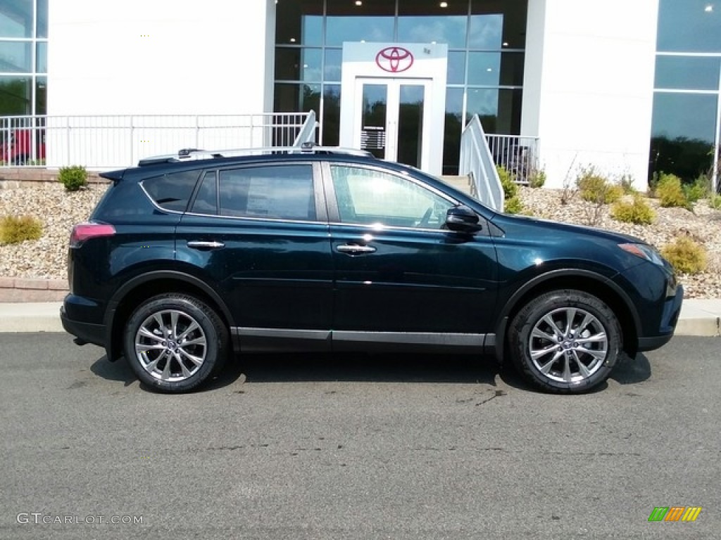 Galactic Aqua Mica 2018 Toyota RAV4 Limited AWD Exterior Photo #127124542