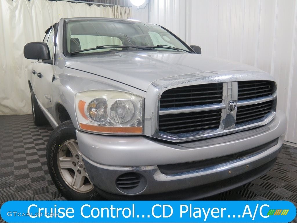 Bright Silver Metallic Dodge Ram 1500