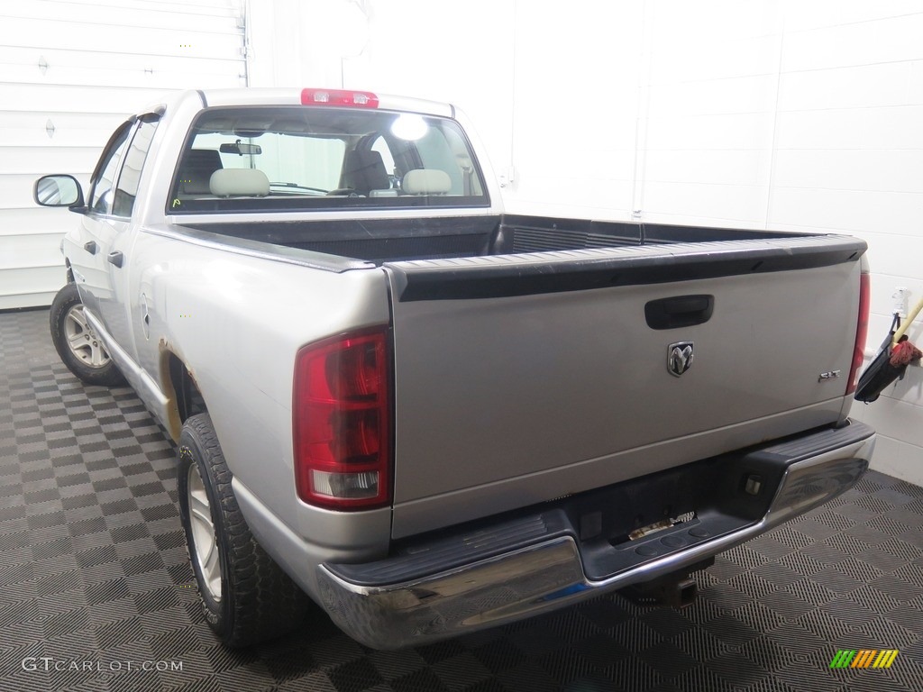 2006 Ram 1500 SLT Quad Cab - Bright Silver Metallic / Medium Slate Gray photo #6