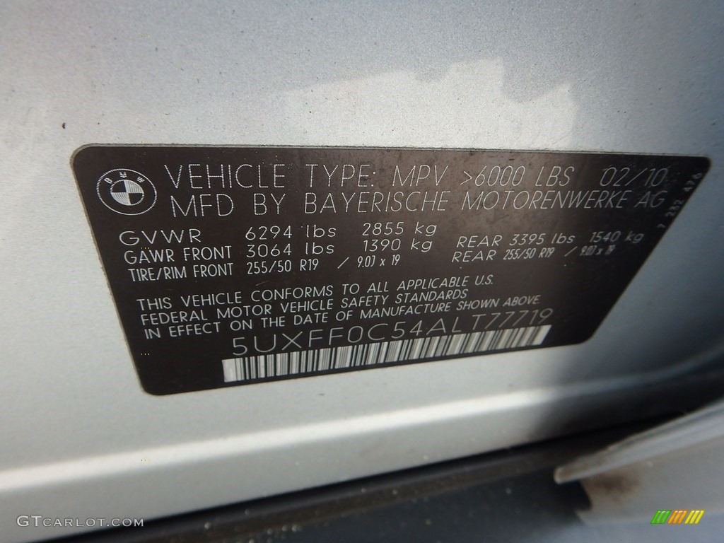 2010 X5 xDrive35d - Titanium Silver Metallic / Black Nevada Leather photo #14