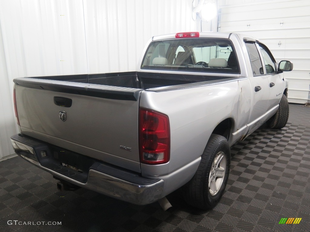 2006 Ram 1500 SLT Quad Cab - Bright Silver Metallic / Medium Slate Gray photo #8