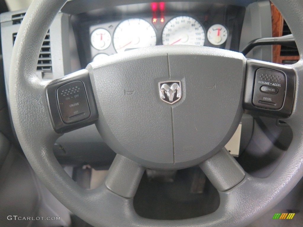 2006 Ram 1500 SLT Quad Cab - Bright Silver Metallic / Medium Slate Gray photo #10