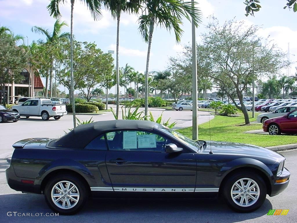 2008 Mustang V6 Deluxe Convertible - Alloy Metallic / Dark Charcoal photo #2