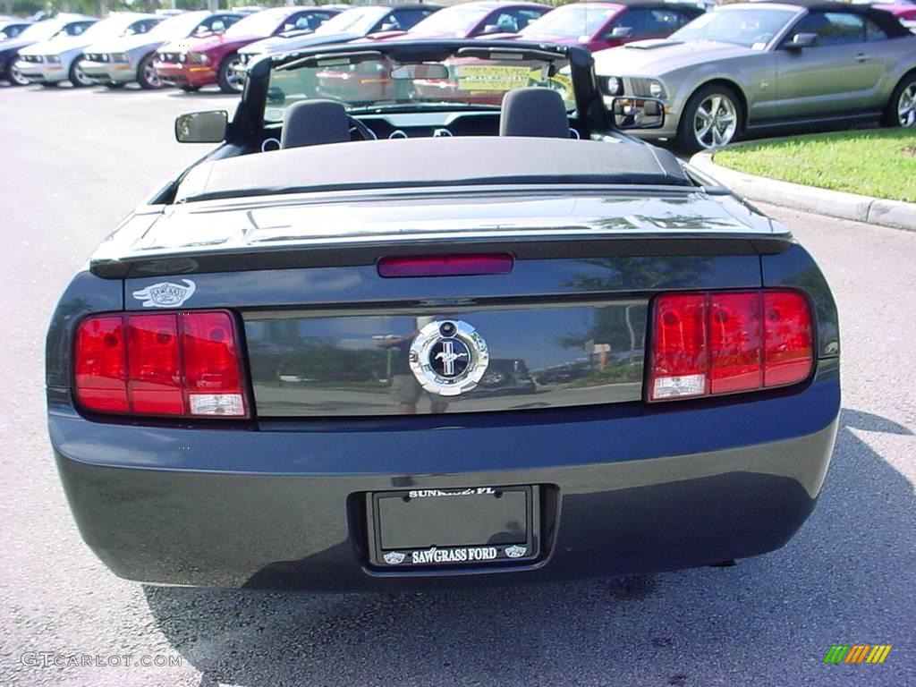 2008 Mustang V6 Deluxe Convertible - Alloy Metallic / Dark Charcoal photo #4