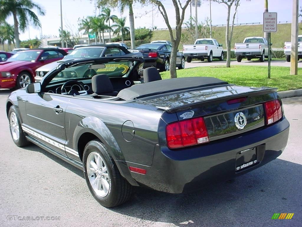 2008 Mustang V6 Deluxe Convertible - Alloy Metallic / Dark Charcoal photo #5