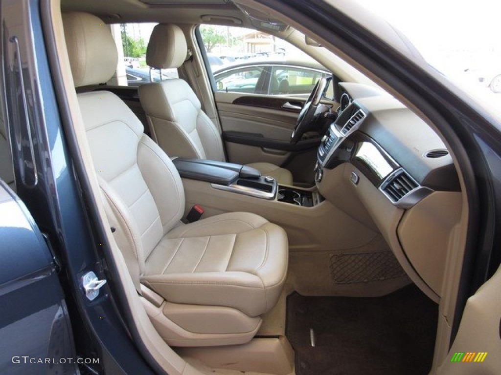2013 ML 350 4Matic - Steel Grey Metallic / Almond Beige photo #5