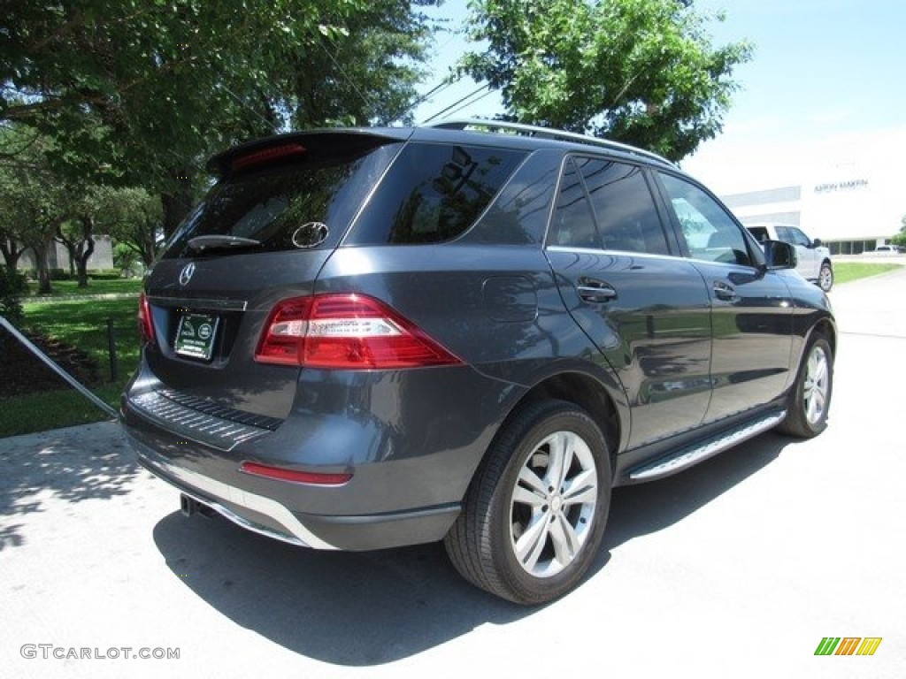 2013 ML 350 4Matic - Steel Grey Metallic / Almond Beige photo #7