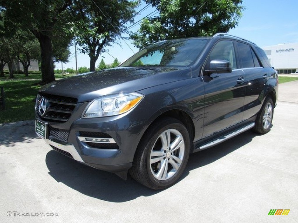 2013 ML 350 4Matic - Steel Grey Metallic / Almond Beige photo #10