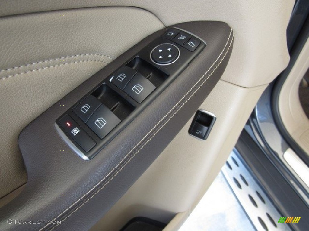 2013 ML 350 4Matic - Steel Grey Metallic / Almond Beige photo #25