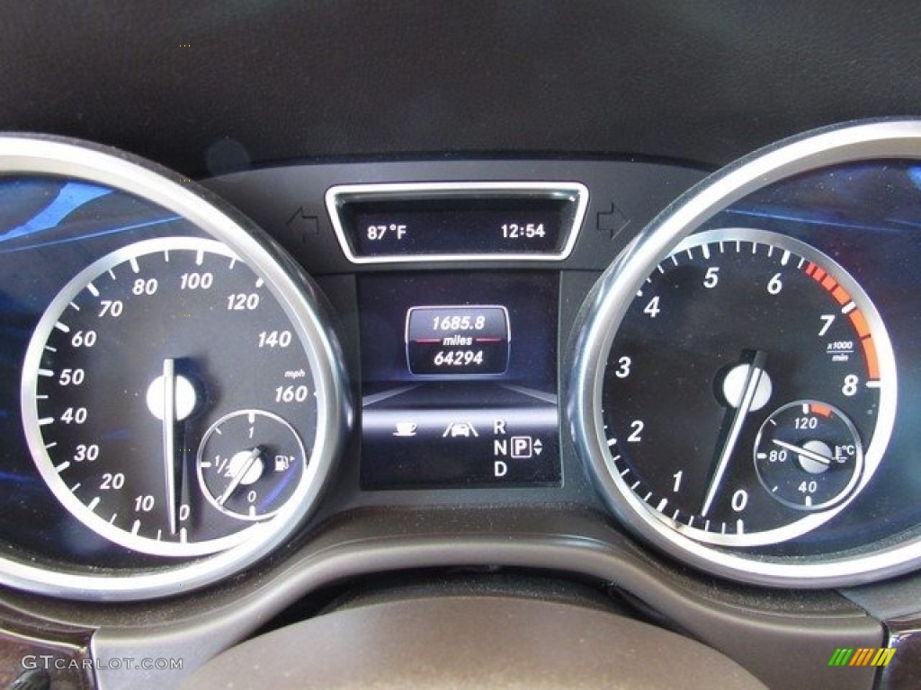 2013 ML 350 4Matic - Steel Grey Metallic / Almond Beige photo #28