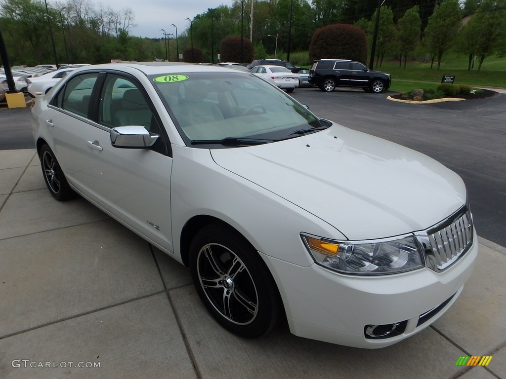 2008 MKZ AWD Sedan - White Suede / Sand photo #7