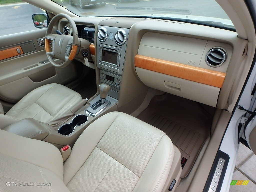 2008 MKZ AWD Sedan - White Suede / Sand photo #11