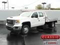 Summit White 2018 GMC Sierra 3500HD Crew Cab 4x4 Chassis