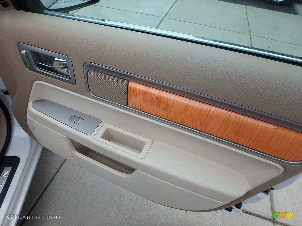 2008 MKZ AWD Sedan - White Suede / Sand photo #13