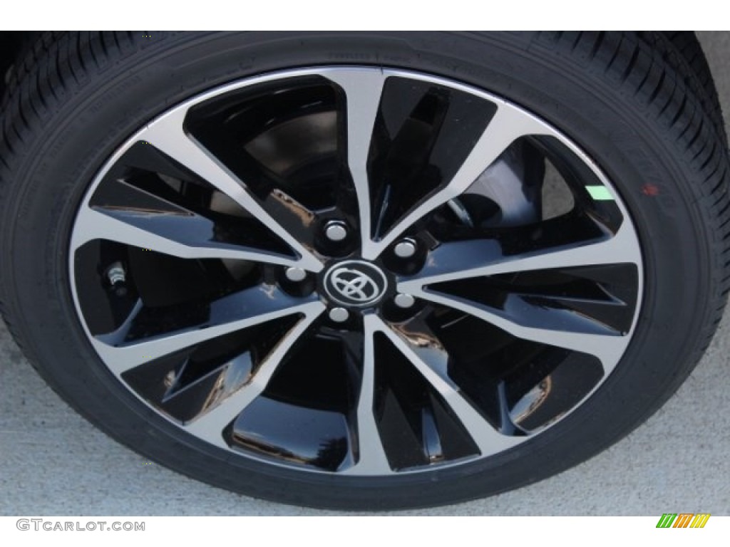 2018 Corolla SE - Blue Crush Metallic / Black photo #5