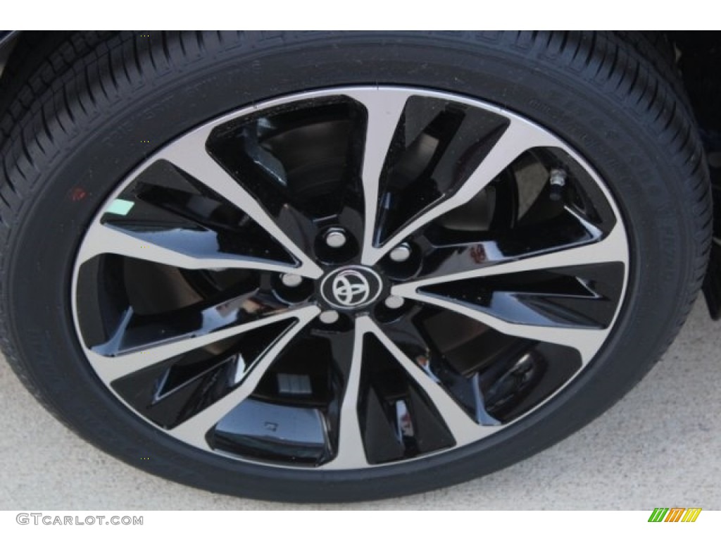 2018 Corolla SE - Blue Crush Metallic / Black photo #9