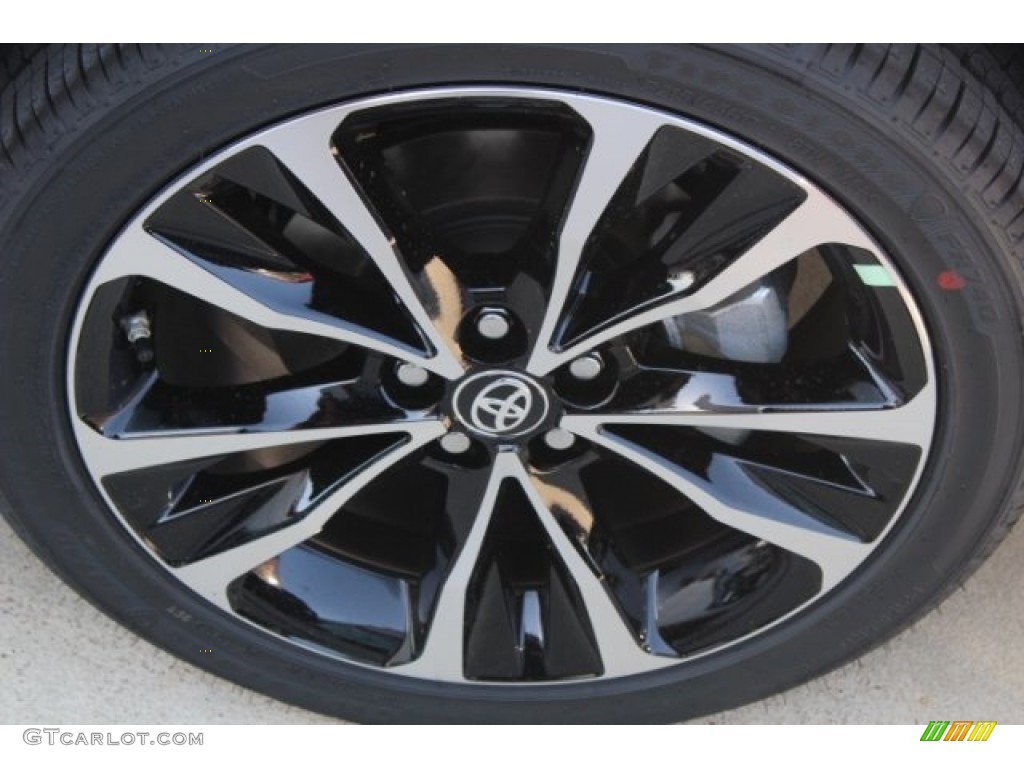 2018 Corolla SE - Blue Crush Metallic / Black photo #10