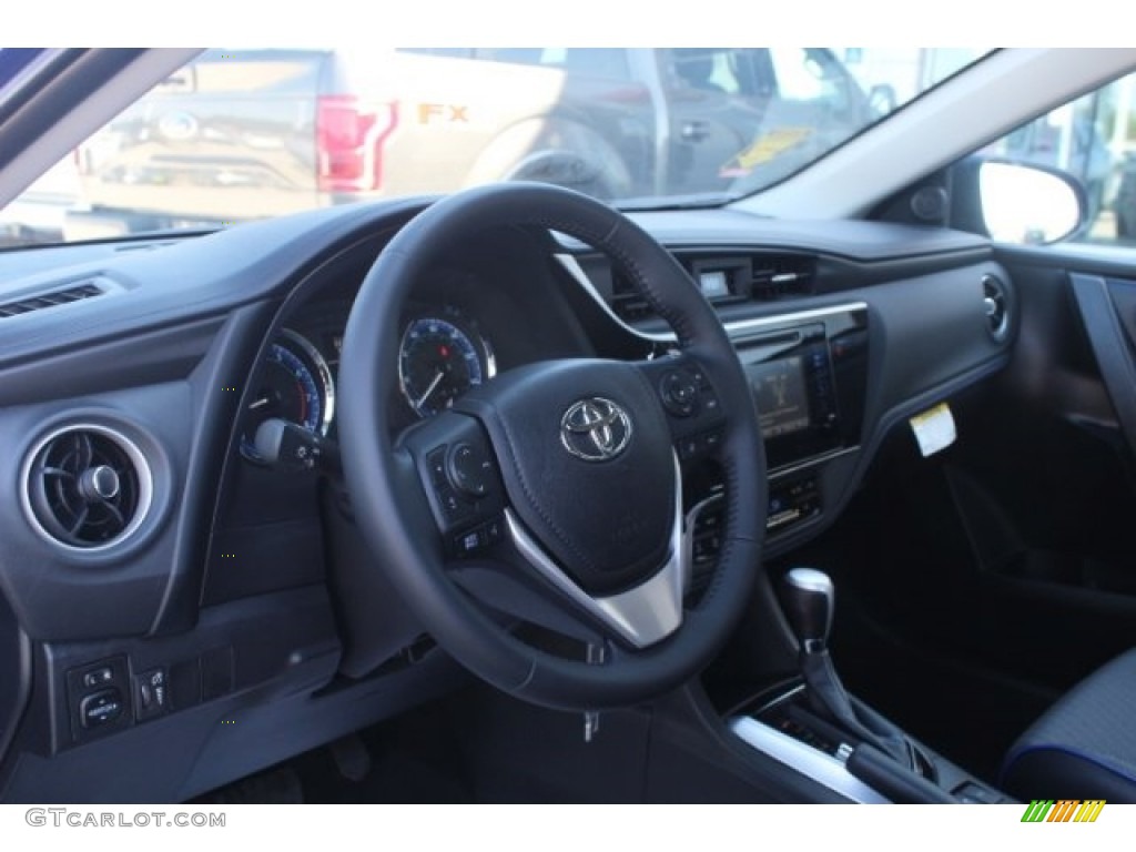 2018 Corolla SE - Blue Crush Metallic / Black photo #12