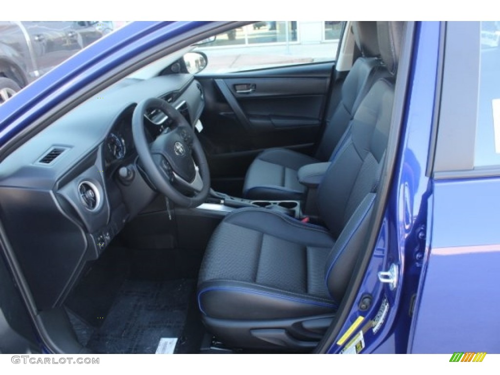 2018 Corolla SE - Blue Crush Metallic / Black photo #13