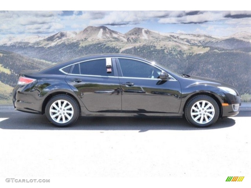 2012 MAZDA6 i Touring Sedan - Ebony Black / Black photo #2