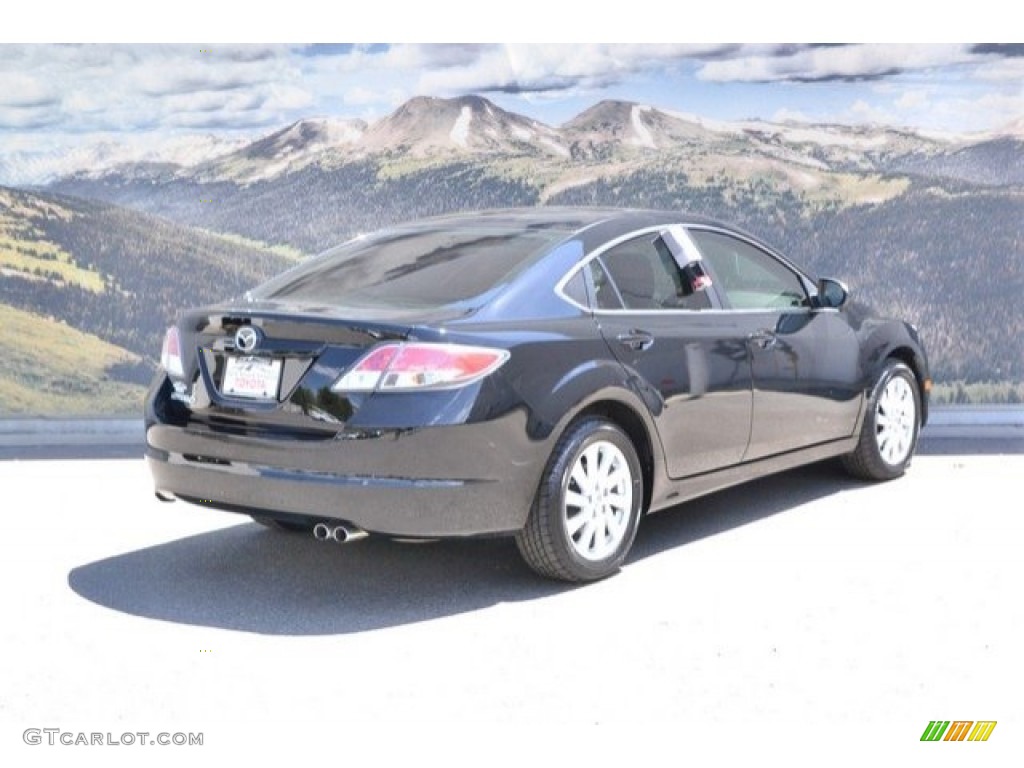 2012 MAZDA6 i Touring Sedan - Ebony Black / Black photo #3