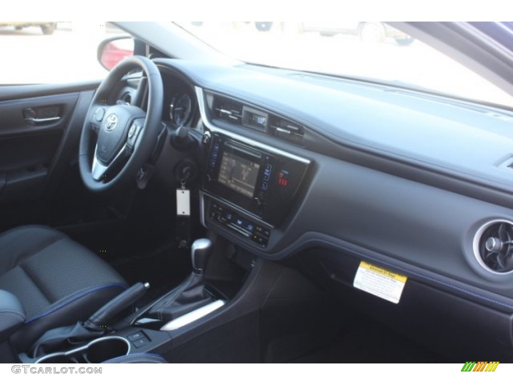 2018 Corolla SE - Blue Crush Metallic / Black photo #31