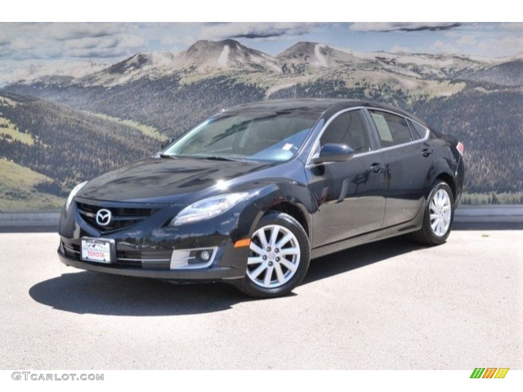 2012 MAZDA6 i Touring Sedan - Ebony Black / Black photo #5