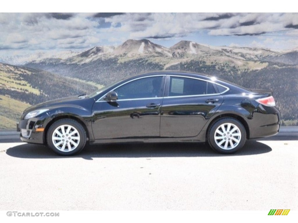 2012 MAZDA6 i Touring Sedan - Ebony Black / Black photo #6