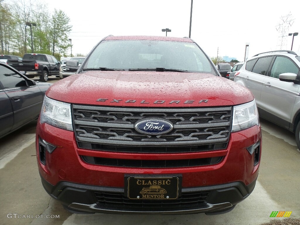 2018 Explorer XLT 4WD - Ruby Red / Ebony Black photo #2