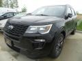 2018 Shadow Black Ford Explorer Sport 4WD  photo #1