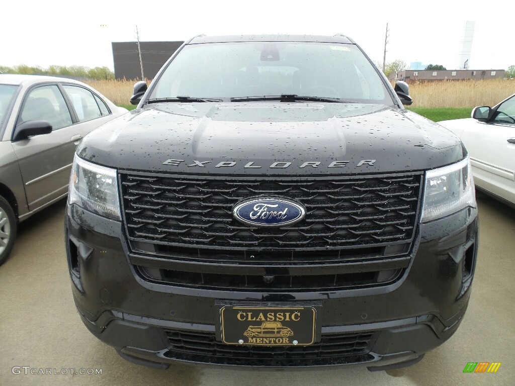 2018 Explorer Sport 4WD - Shadow Black / Ebony Black photo #2