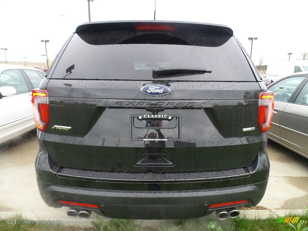 2018 Explorer Sport 4WD - Shadow Black / Ebony Black photo #4