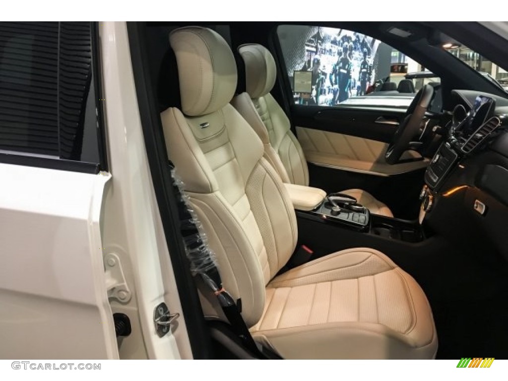 Porcelain/Black Interior 2018 Mercedes-Benz GLS 63 AMG 4Matic Photo #127138349