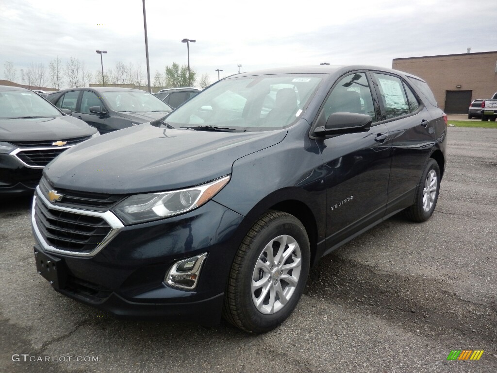 2018 Equinox LS - Storm Blue Metallic / Medium Ash Gray photo #1