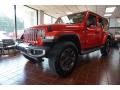 2018 Firecracker Red Jeep Wrangler Unlimited Sahara 4x4  photo #3