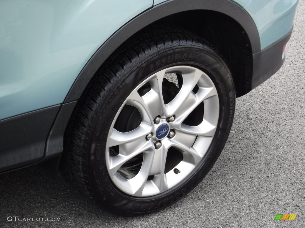 2013 Escape SEL 2.0L EcoBoost 4WD - Frosted Glass Metallic / Charcoal Black photo #3
