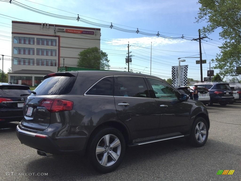 2012 MDX SH-AWD - Polished Metal Metallic / Ebony photo #3