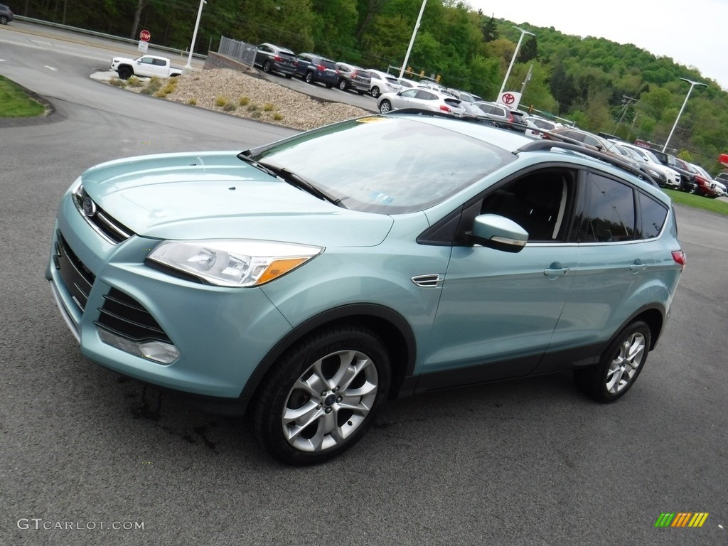 2013 Escape SEL 2.0L EcoBoost 4WD - Frosted Glass Metallic / Charcoal Black photo #6