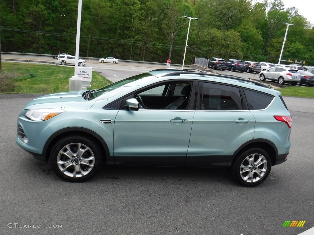 2013 Escape SEL 2.0L EcoBoost 4WD - Frosted Glass Metallic / Charcoal Black photo #7