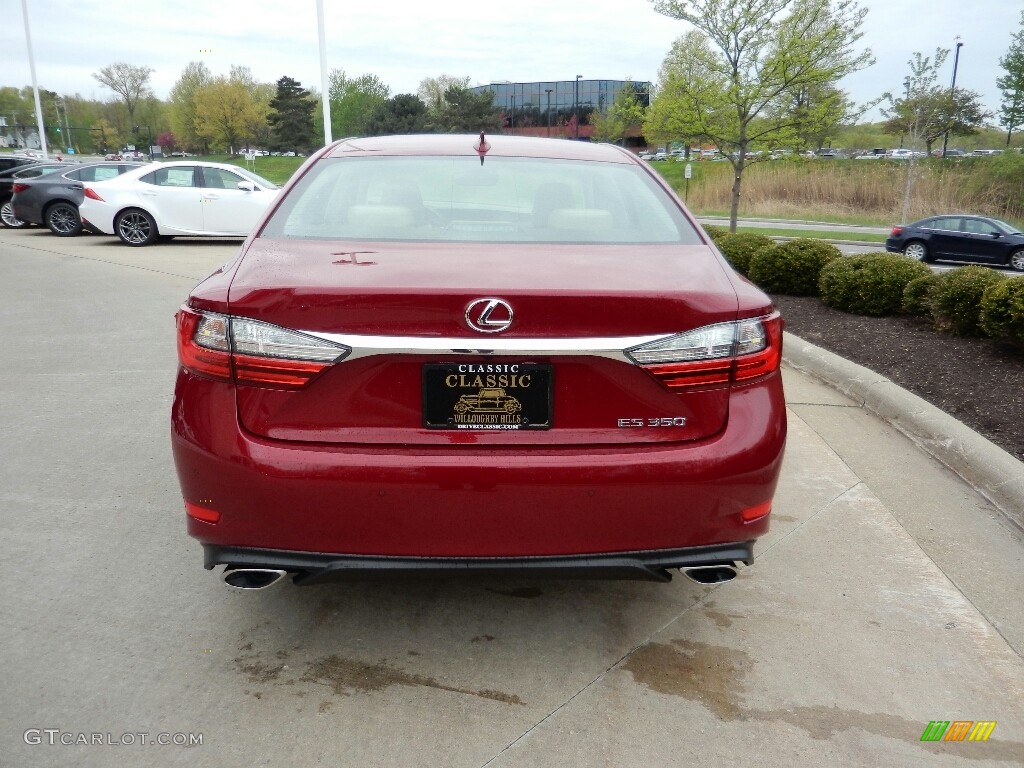 2018 ES 350 - Matador Red Mica / Parchment photo #6