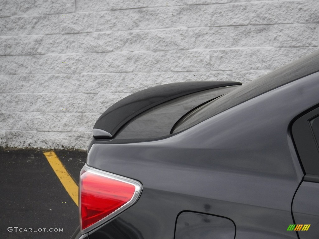 2012 Impreza 2.0i Premium 4 Door - Dark Gray Metallic / Black photo #4