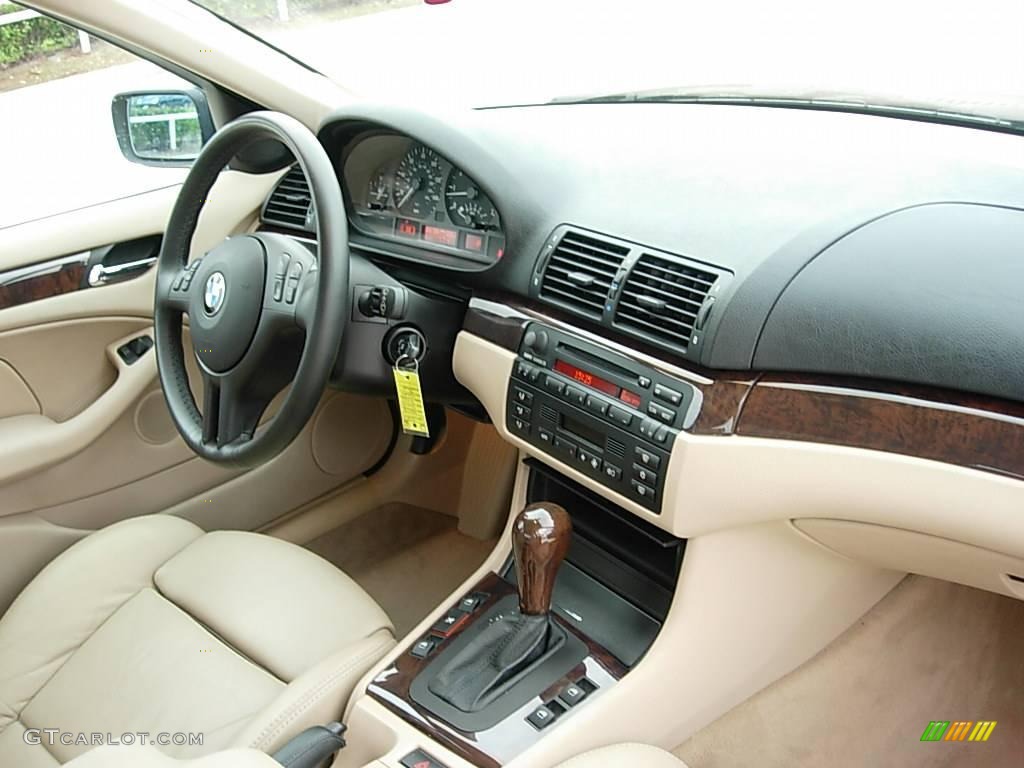 2003 3 Series 325i Sedan - Black Sapphire Metallic / Sand photo #22