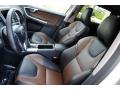 Hazel Brown/Off Black 2017 Volvo XC60 T5 Dynamic Interior Color