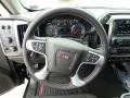 Jet Black 2018 GMC Sierra 1500 SLE Regular Cab 4WD Steering Wheel