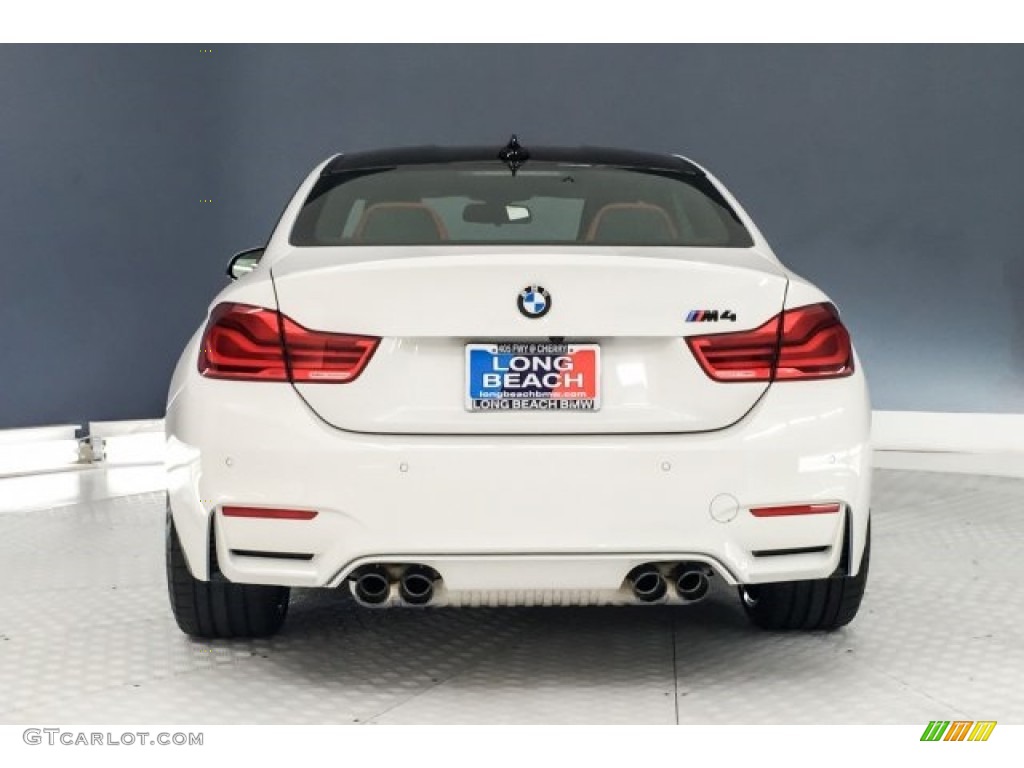 2018 M4 Coupe - Alpine White / Sakhir Orange/Black photo #4