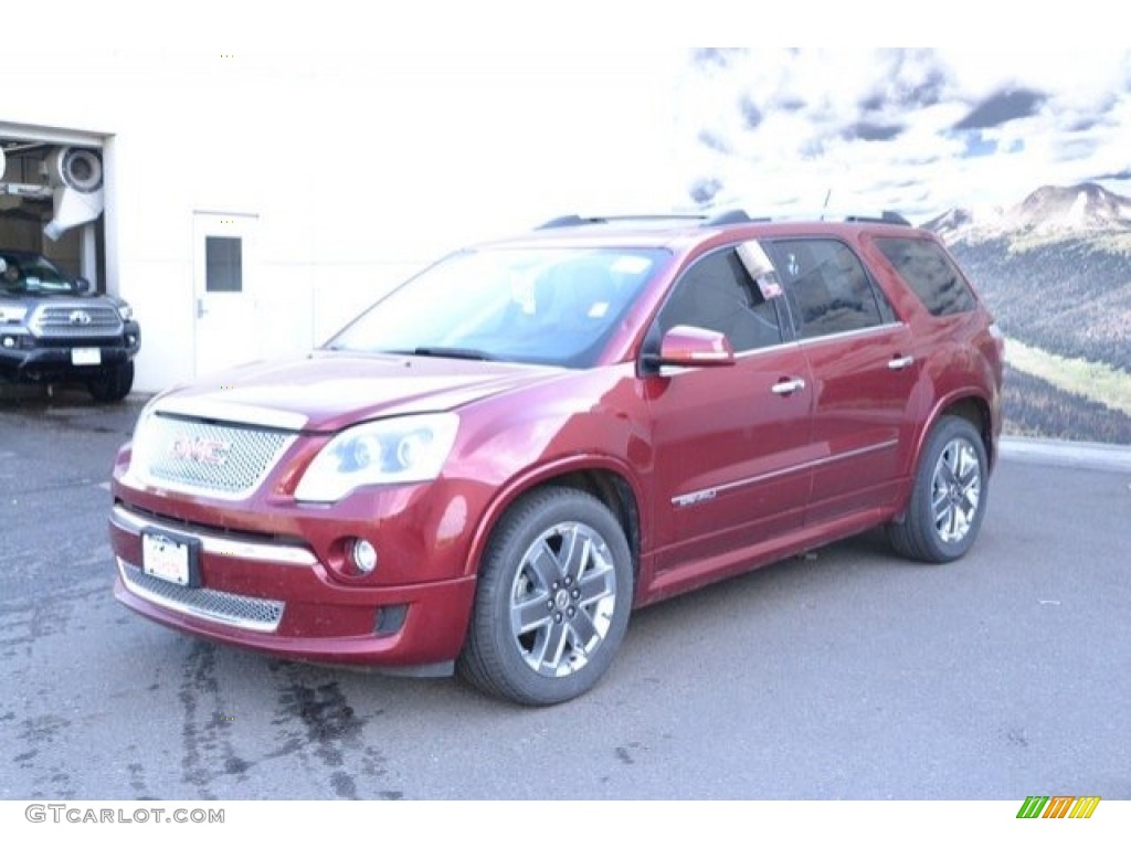 2011 Acadia Denali AWD - Red Jewel Tintcoat / Cashmere photo #3