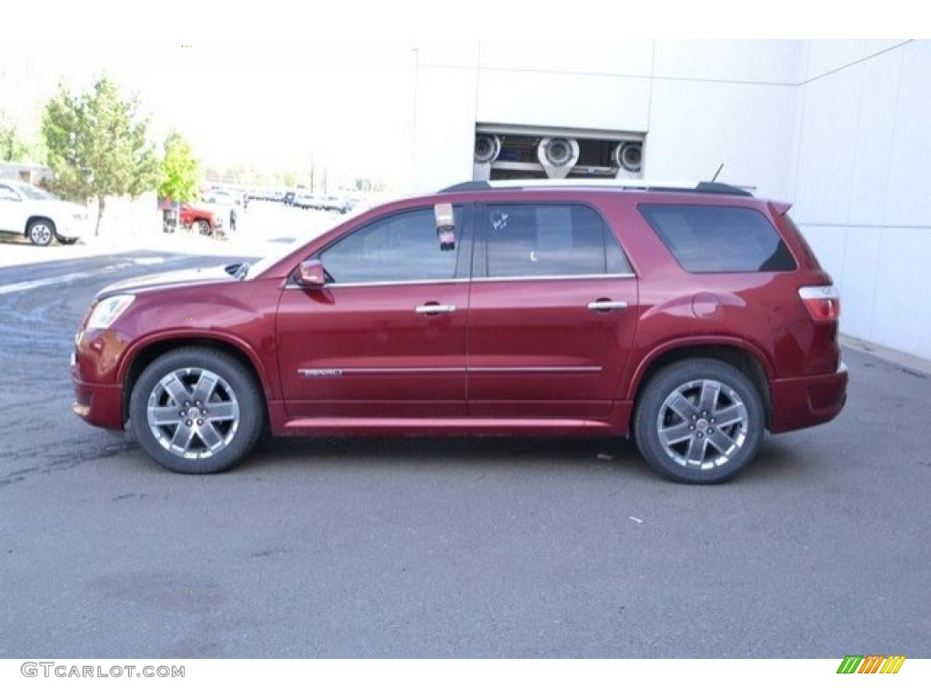 2011 Acadia Denali AWD - Red Jewel Tintcoat / Cashmere photo #4